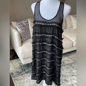Black cocktail dress size medium